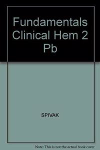 Fundamentals Clinical Hem 2 Pb