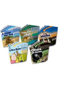 Project X Origins: Pink Book Band, Oxford Level 1+: My Home: Class Pack of 30
