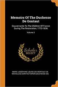 Memoirs of the Duchesse de Gontaut