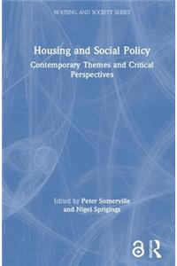 Housing and Social Policy