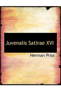 Juvenalis Satirae XVI