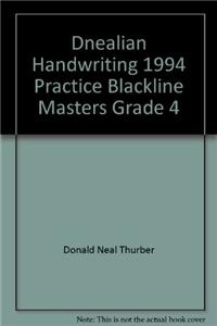 Dnealian Handwriting 1993 Practice Masters Workbook Black Line Masters Grade 4