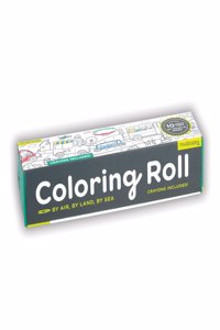 By Air, by Land, by Sea Coloring Roll