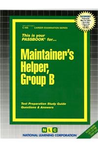 Maintainer's Helper, Group B