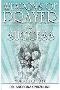 Weapons of Prayer for Success