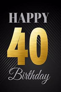 40th Birthday Guest Book