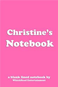 Christine's Notebook