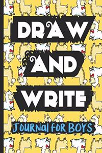 Draw and Write Journal for Boys