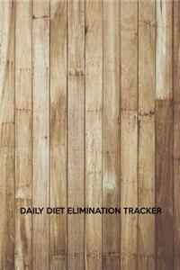 Daily diet elimination tracker