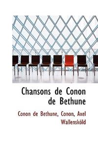 Chansons de Conon de B Thune