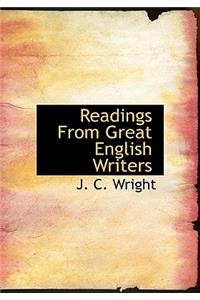 Readings from Great English Writers