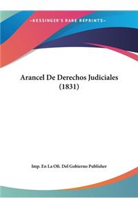 Arancel de Derechos Judiciales (1831)
