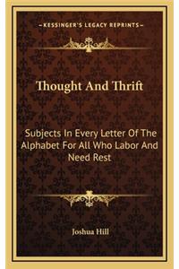 Thought and Thrift