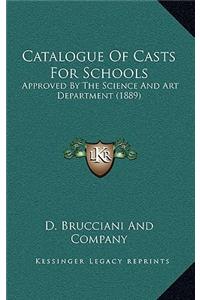 Catalogue of Casts for Schools