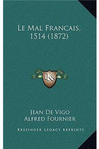 Le Mal Francais, 1514 (1872)