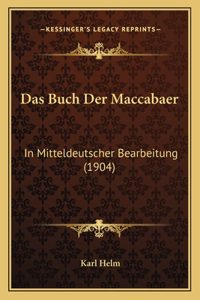 Das Buch Der Maccabaer