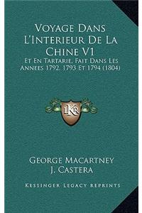 Voyage Dans L'Interieur De La Chine V1