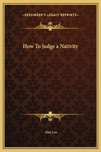 How To Judge a Nativity