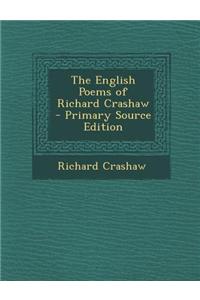 The English Poems of Richard Crashaw