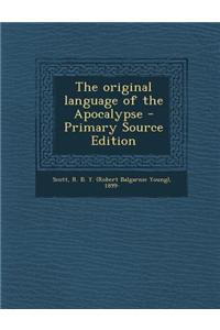 The Original Language of the Apocalypse