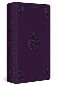 ESV Large Print Personal Size Bible (Trutone, Lavender, Ornament Design)