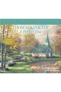 Thomas Kinkade Special Collector's Edition with Scripture 2019 Deluxe Wall Calen: A Perfect Day