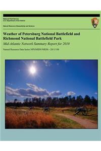 Weather of Petersburg National Battlefield and Richmond National Battlefield Park