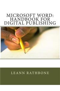 Microsoft Word: Handbook for Digital Publishing