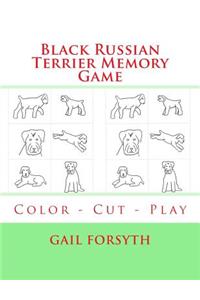 Black Russian Terrier Memory Game