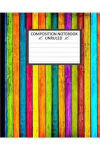 Unruled Composition Notebook