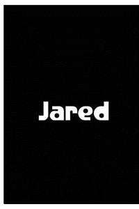 Jared - Black Notebook / Journal / Extended Lined Pages / Soft Matte Cover