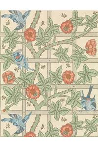 Birds, William Morris. Blank Journal