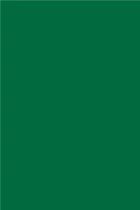 Journal Cadmium Green Color Simple Plain Green