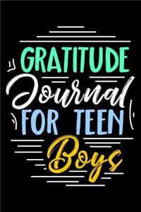 Gratitude Journal For Teen Boys