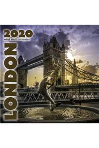 London 2020 Mini Wall Calendar