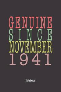 Genuine Since November 1941