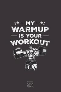 Wochenplaner 2020 - Fitness Gym Bodybuilding