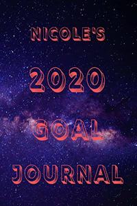 Nicole's 2020 Goal Book