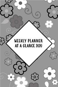 Weekly Planner At A Glance 2020