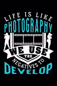 Life Is Like Photography We Use the Negatives to Develop