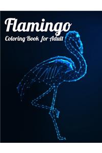 Flamingo Coloring Book for Adult