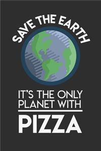 Save The Earth It's The Only Planet With Pizza