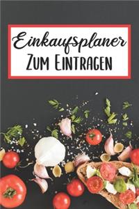 Einkaufsplaner Zum Eintragen