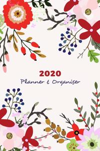 2020 Weekly and Monthly Planner & Organiser Gift Idea for Women