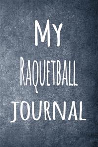 My Raquetball Journal