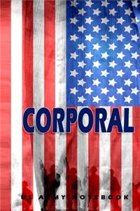Corporal US Army Notebook