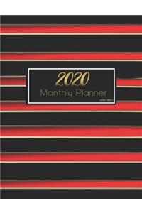 2020 monthly planner jan-dec