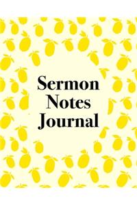 Sermon Notes Journal