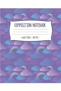 COMPOSITION NOTEBOOK Wide Ruled