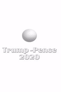 Trump Pence 2020 Golf Journal Sir Michael Huhn designer edition